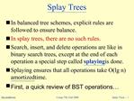 Splay Trees