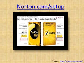Norton.com/Setup - www.norton.com/setup