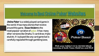 Best Online Poker Websites