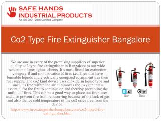Co2 type fire extinguisher bangalore