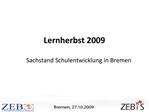 Lernherbst 2009