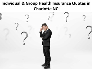Individual & Group Health Insurance Quotes in Charlotte NC