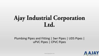 Use of SWR Pipe in Improving the Drainage System