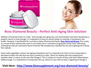 Rose Diamond Beauty : Get Beautiful and Stunning Skin