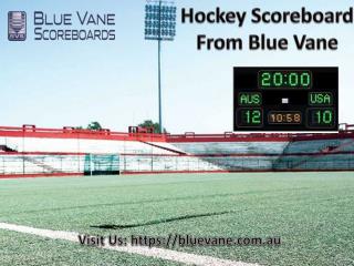 Hockey scoreboard from Blue Vane