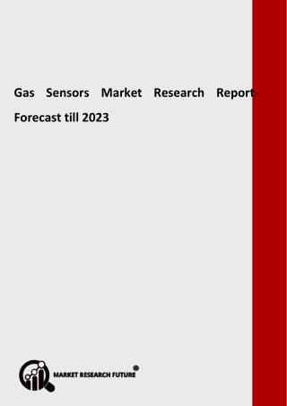 Gas Sensors Market Global Key Vendors, Segmentation by Product Types and Application