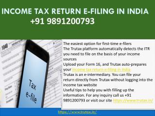 Is it necessary to attach any documents along with online income tax filing? 09891200793