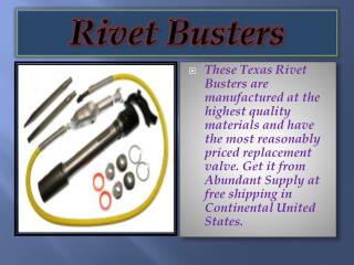 Rivet Busters