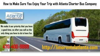 Charter Bus Rental Atlanta