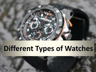 Different Types of Watches