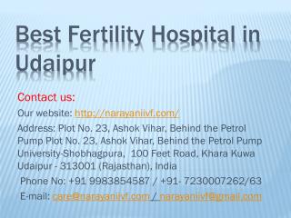 Best Fertility Hospital in UdaipurÂ Â 