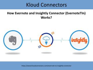 How Evernote and Insightly Connector Works?