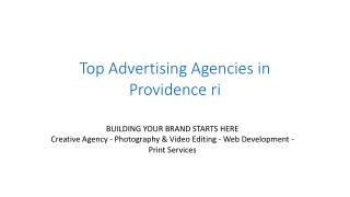Top Advertising Agencies in Providence ri
