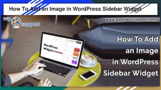 How To Add an Image in WordPress Sidebar Widget