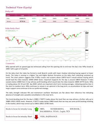 Daily Technical Report:14 June 2018