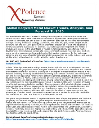 Strategic Analysis of the Top Companies Investments in Recycled Metal Market