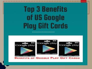 Benefits of Google Play Gift Card Balance | Check Balance