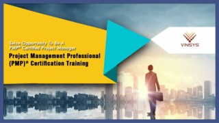 Why PMPÂ® Certification Training Course?