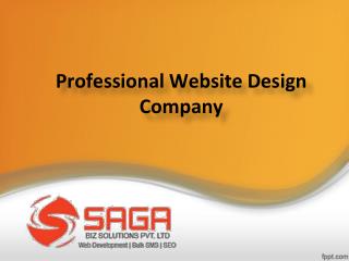 Best website design and development companies in Hyderabad, Professional Website Design company in Hyderabad â€“Saga Biz