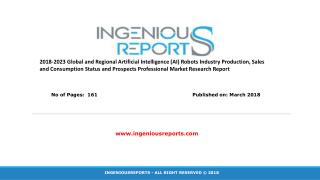 Artificial Intelligence (AI) Robots-Global Market Overview