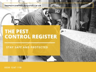 Add Your Business â€“ The Pest Control Companies Free Directory