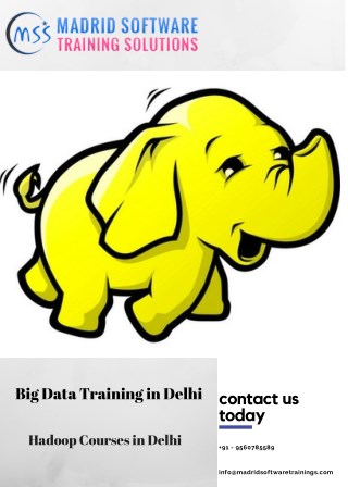 Best Hadoop Training Institute in Delhi