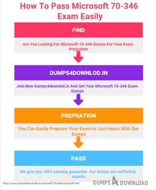 Microsoft Free 70-346 Exam Dumps PDF File