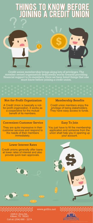 Things To Know Before Joining A Credit Union