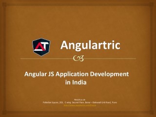 Angular JS Application Development in India - Angulartric
