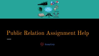 Best Public Relation Assignment Help For Marketing Students