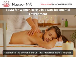 FBSM for Women in NYC in a Non-Judgmental Environment