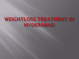 Weightloss treatment centers in hyderabad | gosaluni
