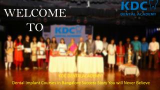 Dental implant courses in Bangalore