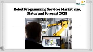 Robot Programming Services Market Size, Status and Forecast 2025