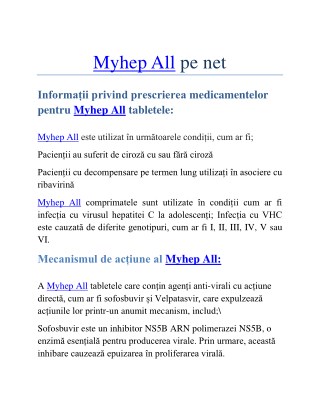 MyHep All PreÈ› in RomÃ¢nia