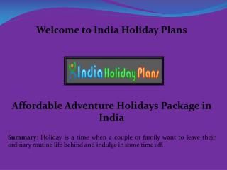 Trips in India, holiday packages in India - indiaholidayplans