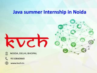 Best Java Job Oriented Course | Java Summer Training in Noida