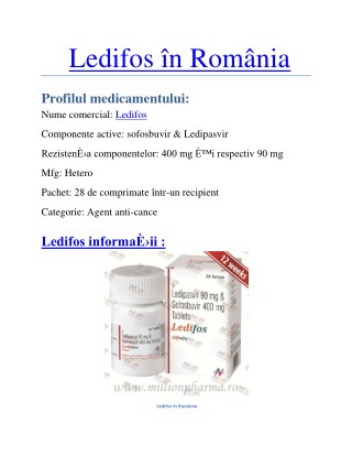 Ledifos Ã®n RomÃ¢nia