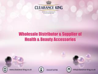 Wholesale Suppliers of Health and Beauty Products