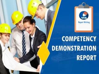 COMPETENCY DEMONSTRATION REPORT