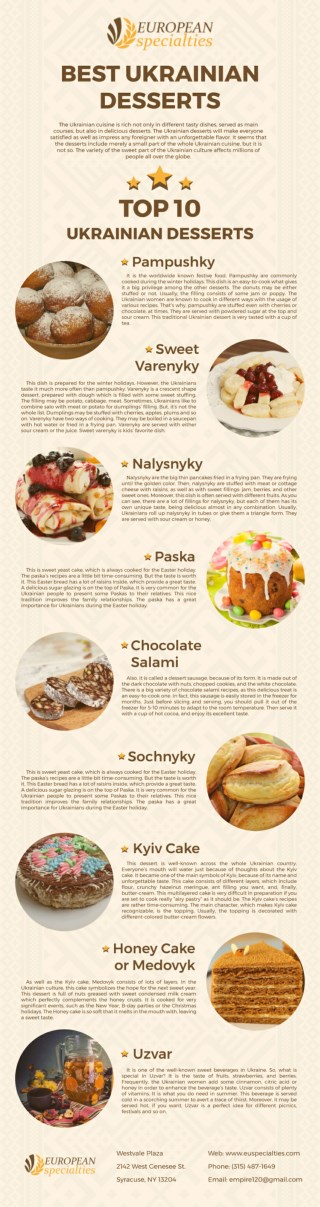 Best Ukrainian Dishes