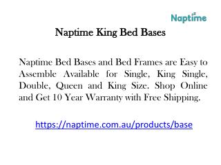 Naptime Queen Size Bed Base