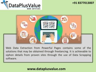 Efficient Web Data Research Services by DataPlusValue