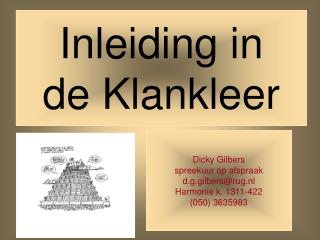 Inleiding in de Klankleer