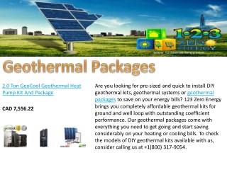 Best Geothermal Packages