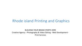 Rhode Island Printing and Graphics