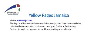 Yellow Pages Jamaica