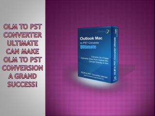 Convert OLM Files to PST Mail