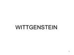 WITTGENSTEIN