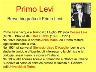 Primo Levi